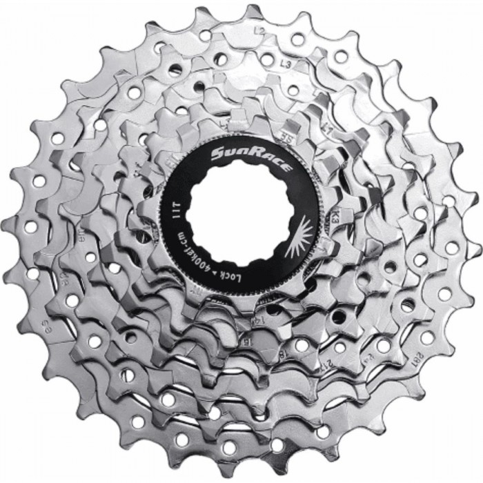 8-Speed 11-28T Steel Cassette Shimano/Sram for Road Bike - 1