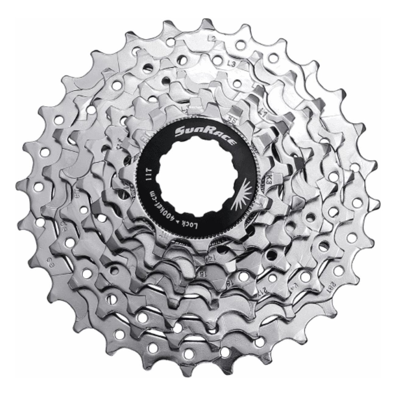 8-Speed 11-28T Steel Cassette Shimano/Sram for Road Bike - 1