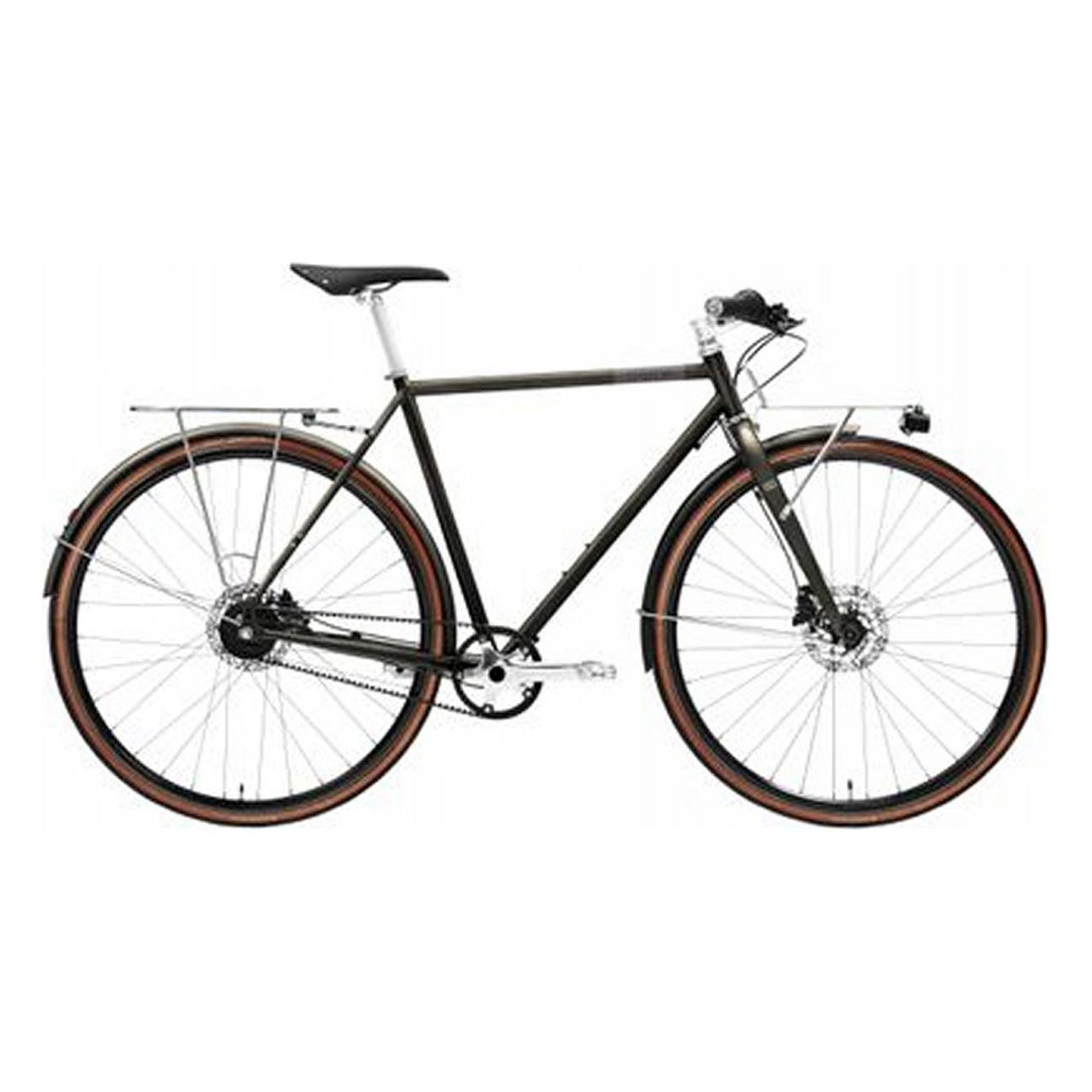 Bicicleta CR Ristretto Lightning 8V Verde Fango Talla L - Estilo y Rendimiento - 1