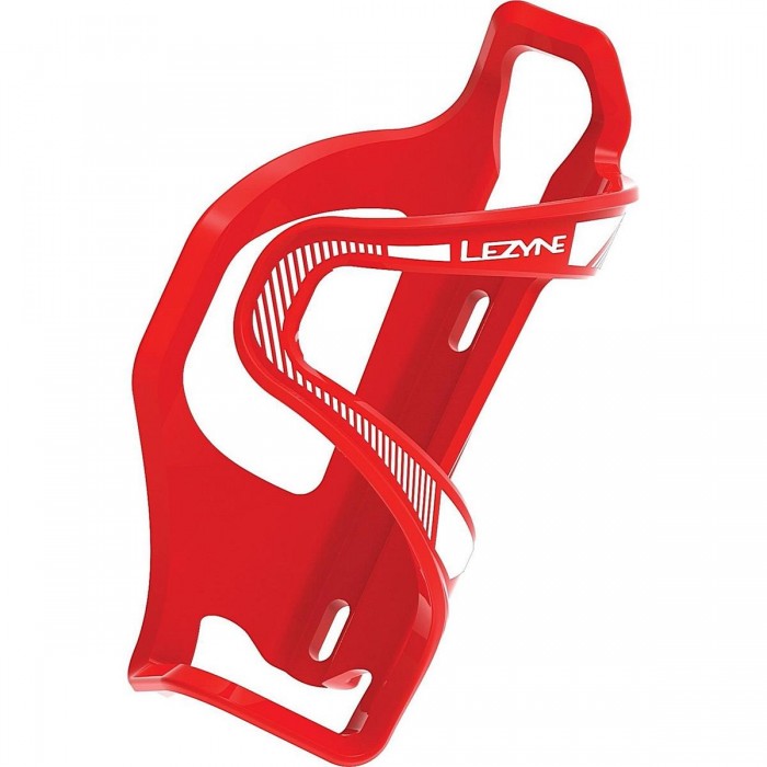 Portabotellas Lezyne Flow Cage E SL-L Rojo - Carga Lateral Izquierda - 1