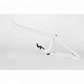 Heresy Ascend X White 19' Frame with Screw Bases - Compact Geometry in Chrome 4130 - 1