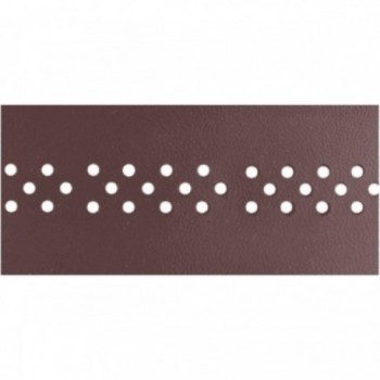 Brown Leather Effect Handlebar Tape with Holes 30mm x 1600mm - Elegance & Comfort - 1