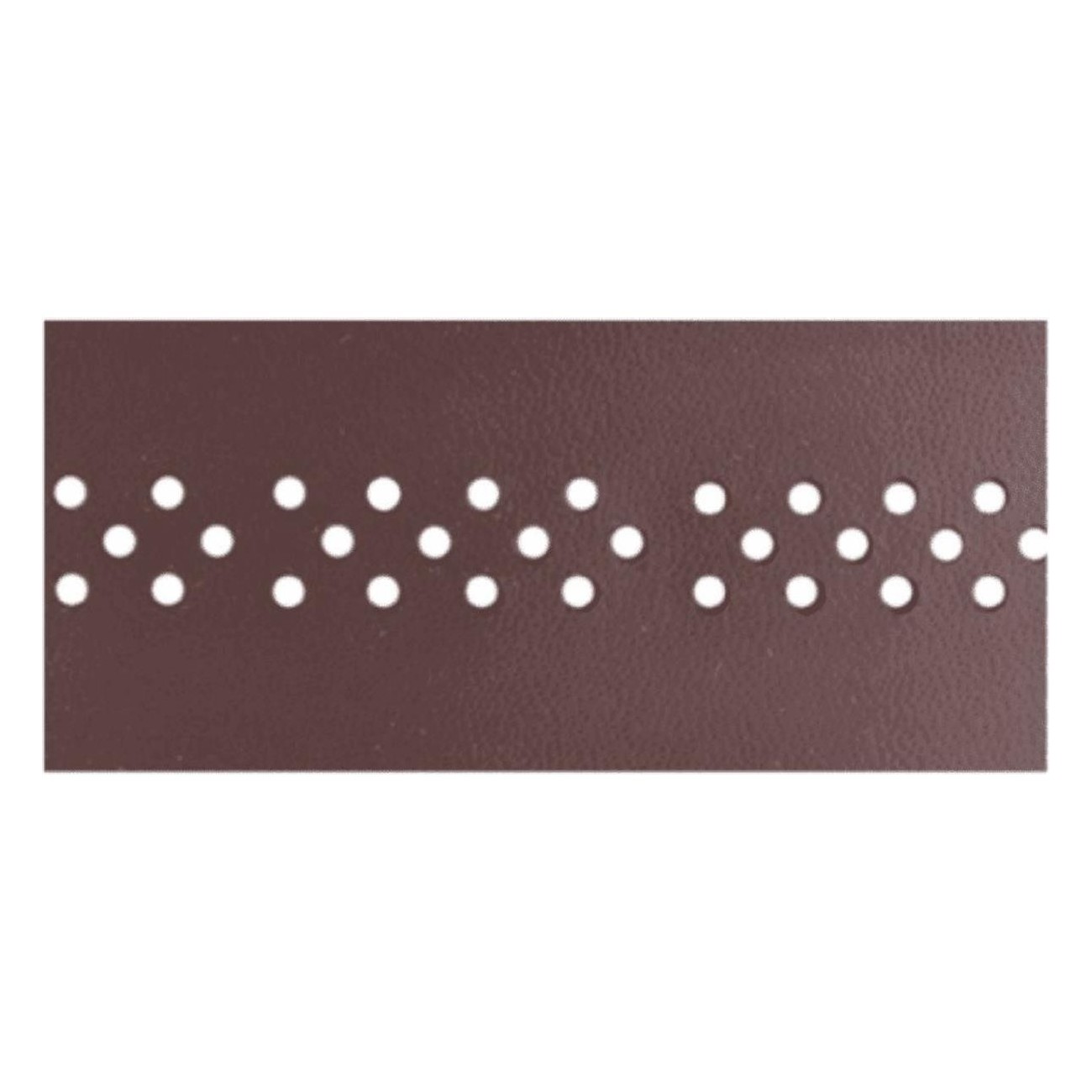 Brown Leather Effect Handlebar Tape with Holes 30mm x 1600mm - Elegance & Comfort - 1