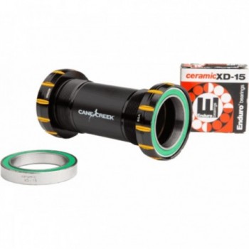 BSA Hellbender 110mm Threaded Ceramic Bottom Bracket - Enduro XD Bearings 34.8x68/73mm - 1