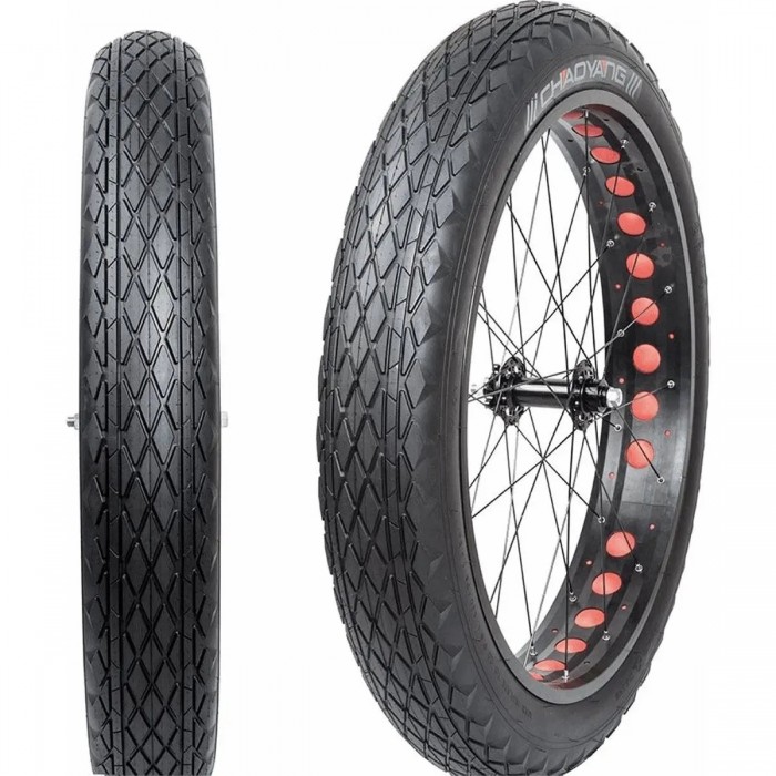 Copertone Fat Bike 26x4 Sand Storm 30TPI Tubetype Nero - CHAOYANG Plus Basic Line - 1 - Copertoni - 6927116112165