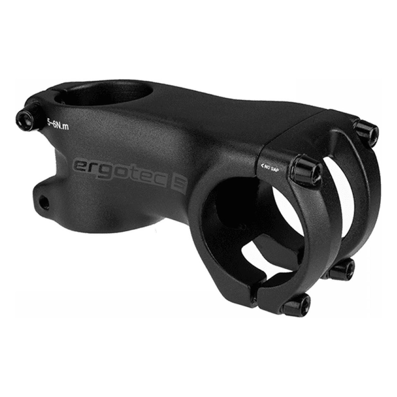 Attacco Manubrio HAKE 60mm in Alluminio Nero per Bici da Strada e Gravel, Diametro 31.8mm - 1 - Attacchi manubrio - 401653811543