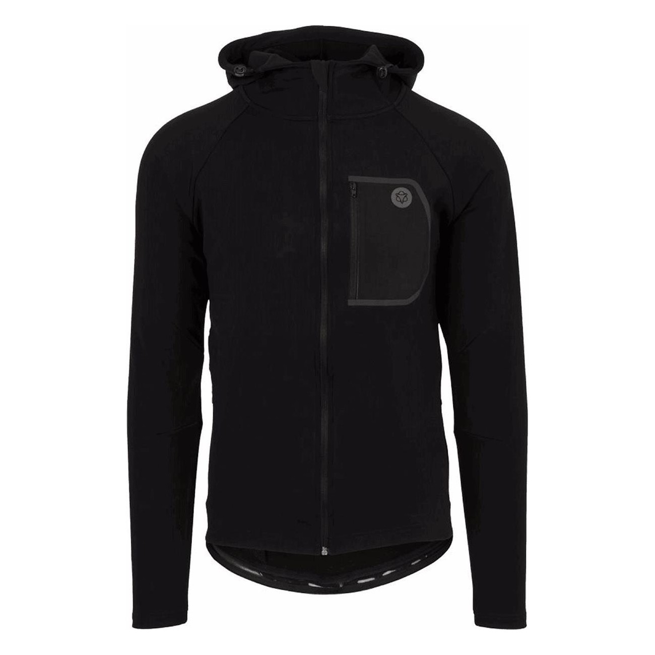 Men's Black DWR MTB Hoodie - Size L, Water-Resistant - 1