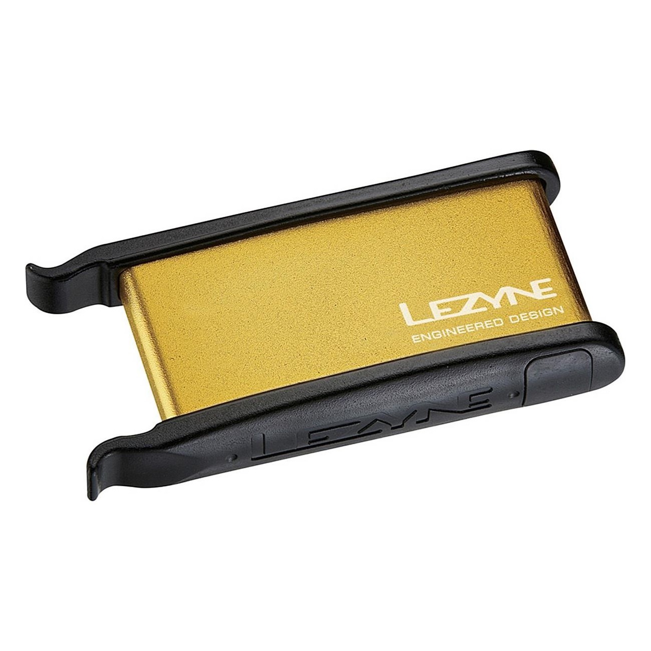 Kit Leva Neumáticos Lezyne de Aleación con Parches y Accesorios - Oro Brillante - 1