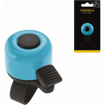 Blue Steel Bicycle Bell Din Din Ø34mm - Elegant and Durable - 1