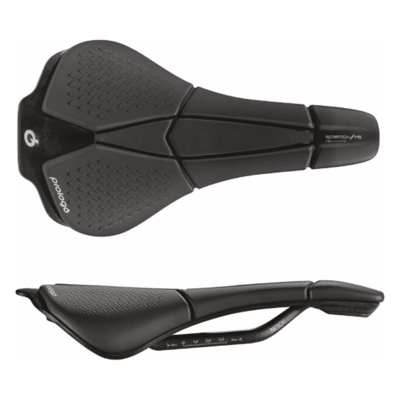 Selle Prologo Scratch M5 140 Nack Noir avec Technologie Avancée 4.0 - 1