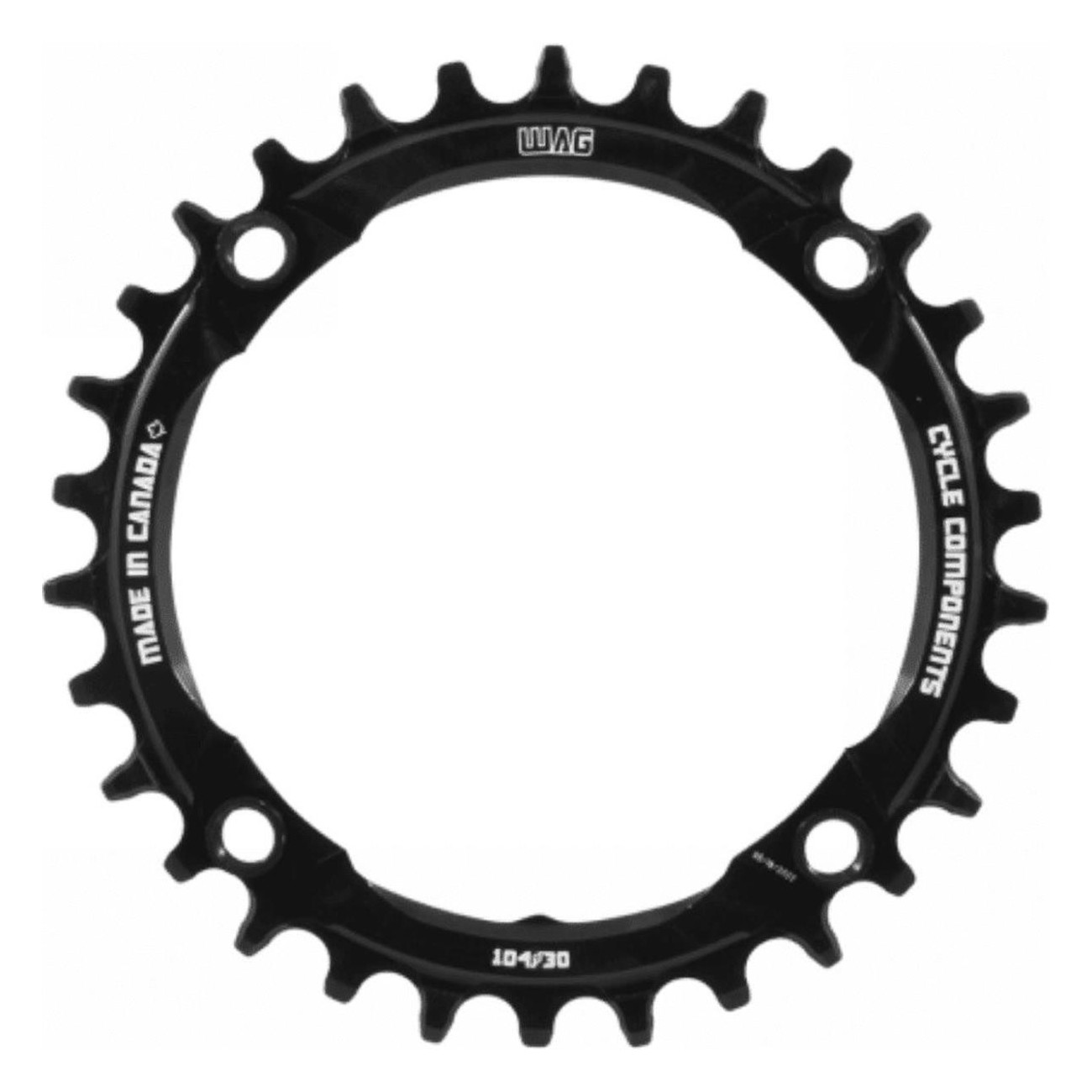 MTB Chainring 36 Teeth 104 BCD Aluminum with Snaggletooth Anti-Drop Tech - 1