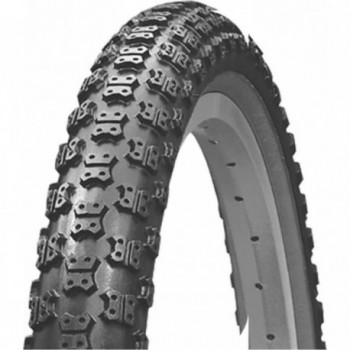 14x1.75 Black Rigid MTB Tire, 22 TPI - Ideal for Mountain Bikes - 1