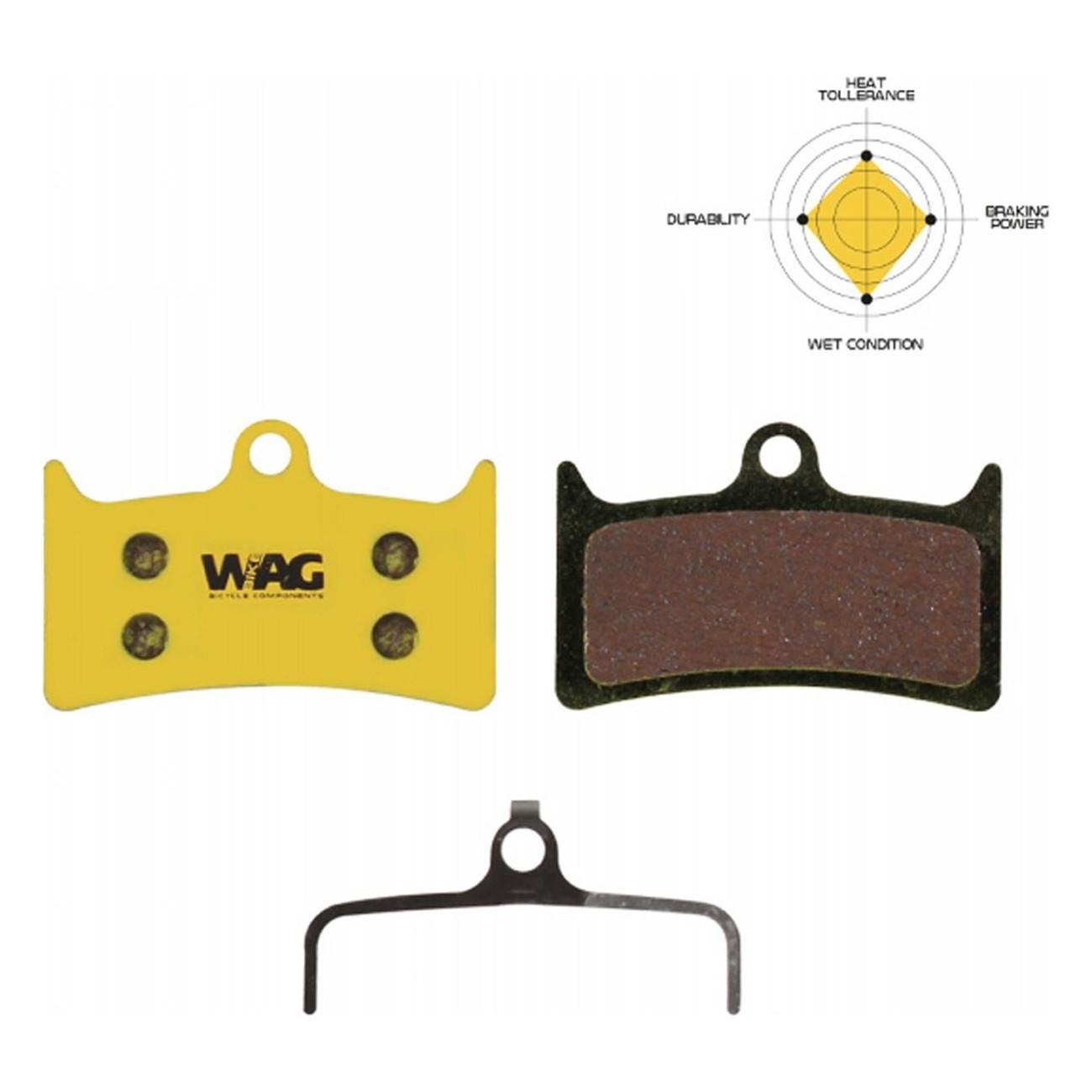 Coppia di Pastiglie Freno Organiche Hope V4 per Tech 4, Tech 3 e Trickstuff Maxima - 1 - Pastiglie - 8059796062923