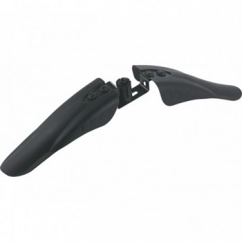 Front Mudguard MTB 16/20 Black Plastic with MVTEK Expander - 1