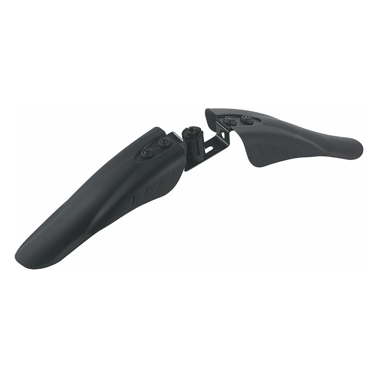 Front Mudguard MTB 16/20 Black Plastic with MVTEK Expander - 1