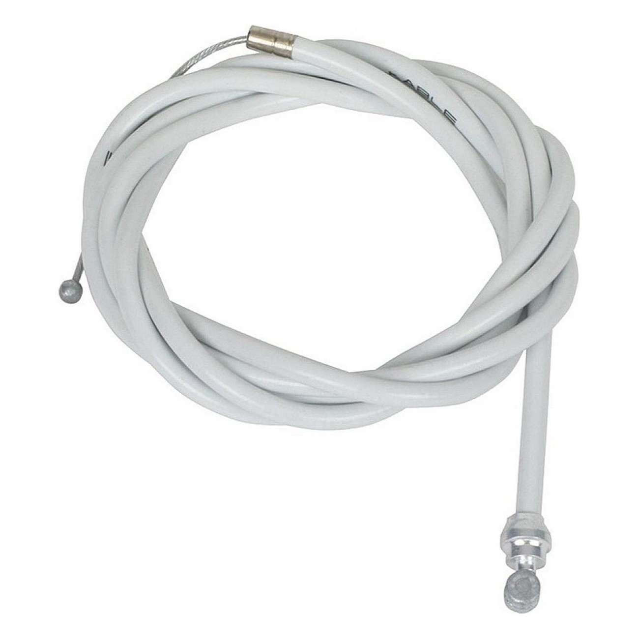 Slic Kable® 1.5 mm White Cable for BMX - Smooth Pull and Weather Resistance - 1