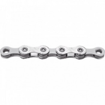 12v Chain 126 Links Silver Compatible SRAM Shimano with X-Bridge & MissingLink - 1