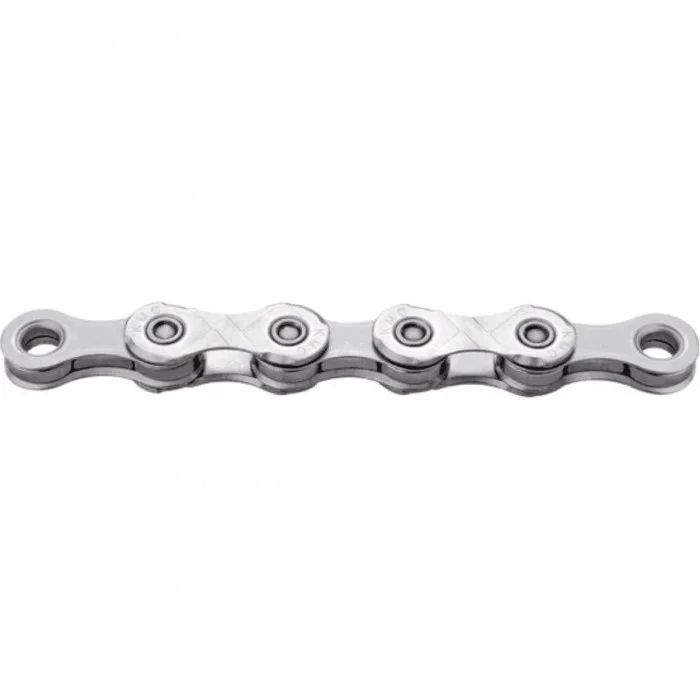 12v Chain 126 Links Silver Compatible SRAM Shimano with X-Bridge & MissingLink - 1