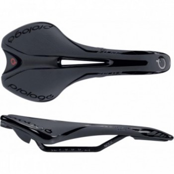 Selle Zero-II PAS Unisexe en Microfibre et Carbone TiroX 275x134 mm Noir - 1