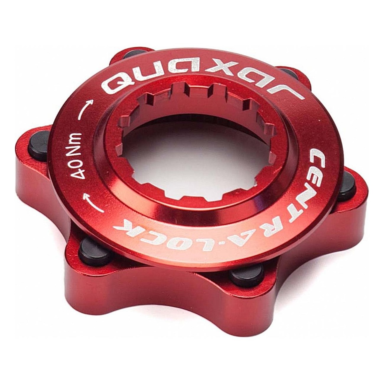 Centerlock Brake Disc Adapter - Red Color - 1