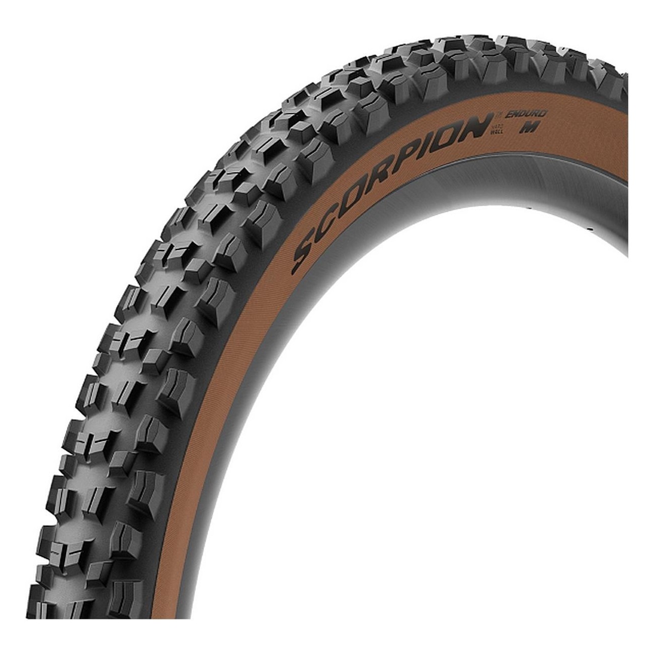 Pneu MTB Scorpion Enduro M 29x2.40 Noir Marron Classic Tubeless Ready - 1