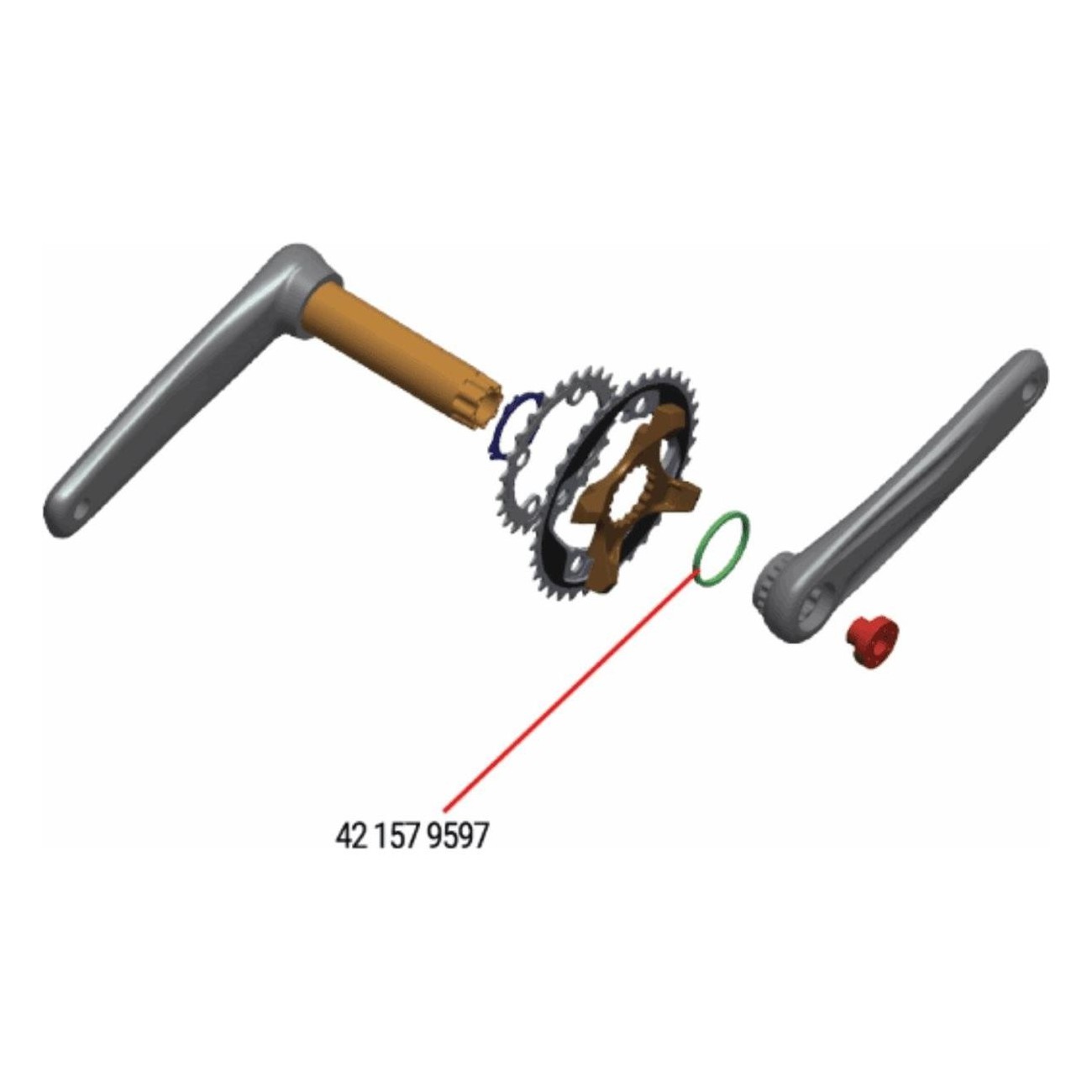 Entretoise Anneau 3mm MW490 pour Pignons MTB BB392 et Megaexo, Compatible avec Moyeux Boost 148 - 1