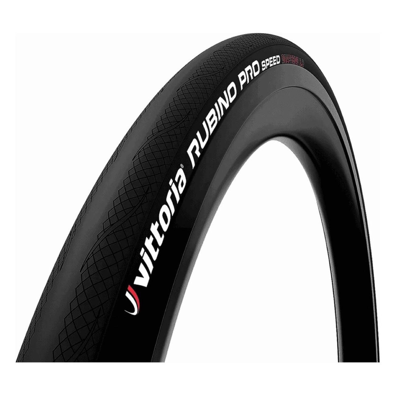 Cubierta de Ciclismo 700x25 Rubino Pro Speed Graphene 2.0 Negra Plegable - 1