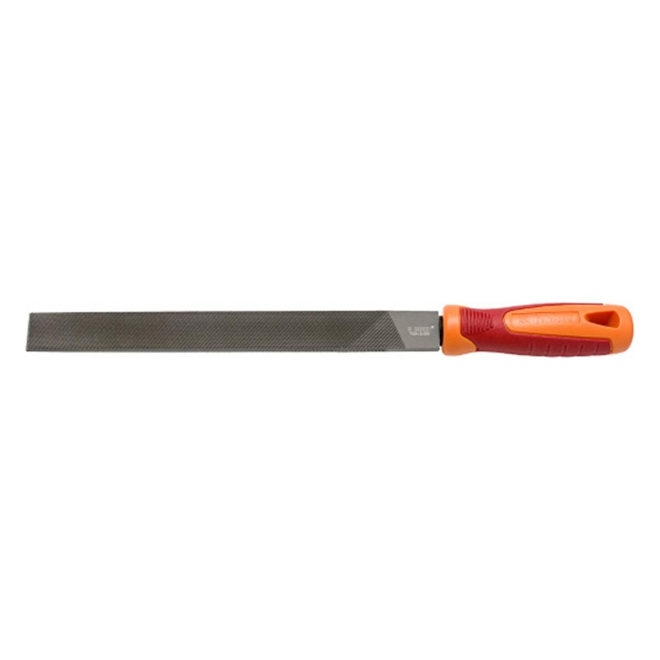 Flat Bastard File with Carbon Steel Handle Plus Hard Premium - Precision Tool - 1