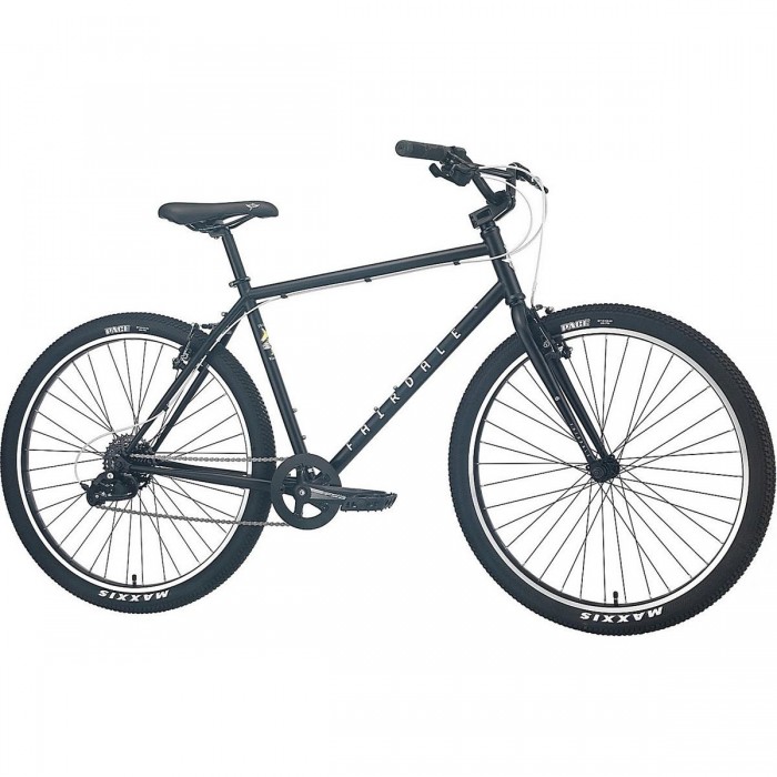 Bicicleta Fairdale Ridgemont S/M Negra - Versátil y Robusta con Frenos a V - 1