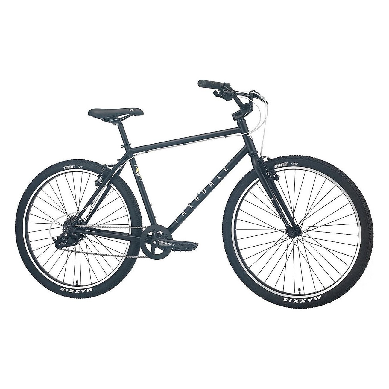 Bicicleta Fairdale Ridgemont S/M Negra - Versátil y Robusta con Frenos a V - 1