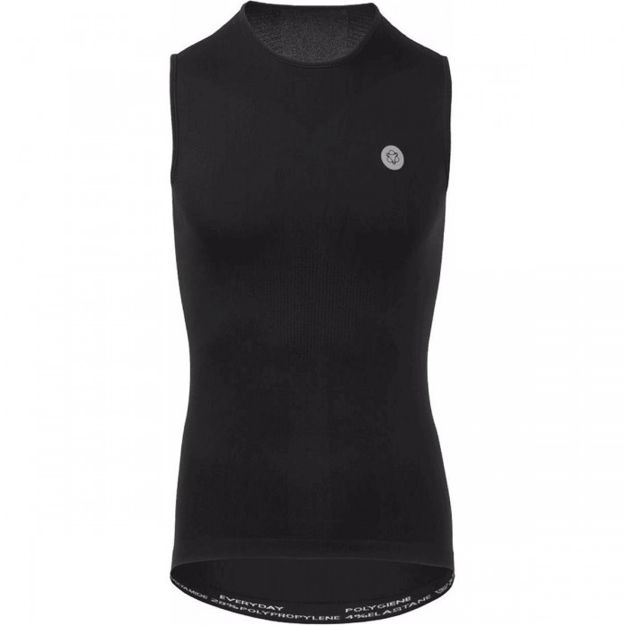 Unisex Sleeveless Base Layer Black 2XL Breathable with Polygene Technology - 1