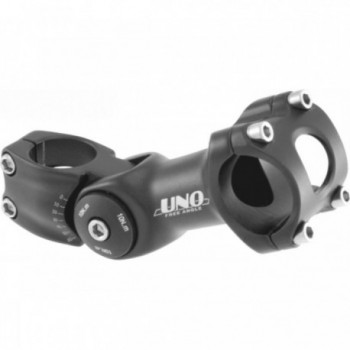 Adjustable MTB Handlebar Stem Black Aluminum 25.4x90mm - Versatile & Durable - 1