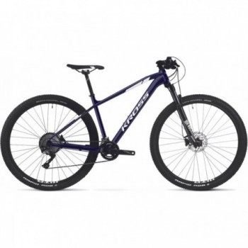 Bicicleta de Montaña KROSS Level 4.0 Hombre 29' Azul/Blanco, 10V, Talla S - 1