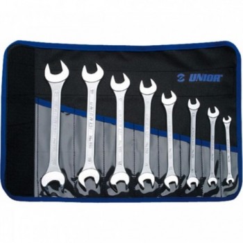 8-Piece Open End Wrench Set 6-22mm - Complete Kit for Professionals and DIY - 1