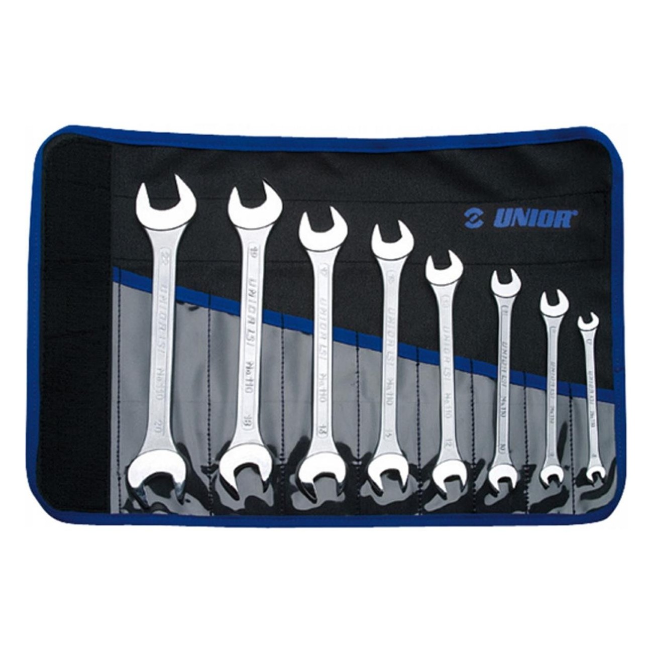 8-Piece Open End Wrench Set 6-22mm - Complete Kit for Professionals and DIY - 1