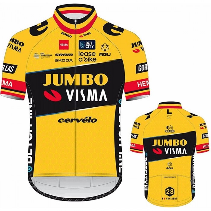 Camiseta Ciclismo Jumbo Visma 2023 Wout Van Aert - Talla S - 1