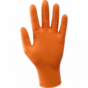 Guantes de Taller de Nitrilo Reforzado GREASE MONKEY Talla M - 50 Piezas - 1