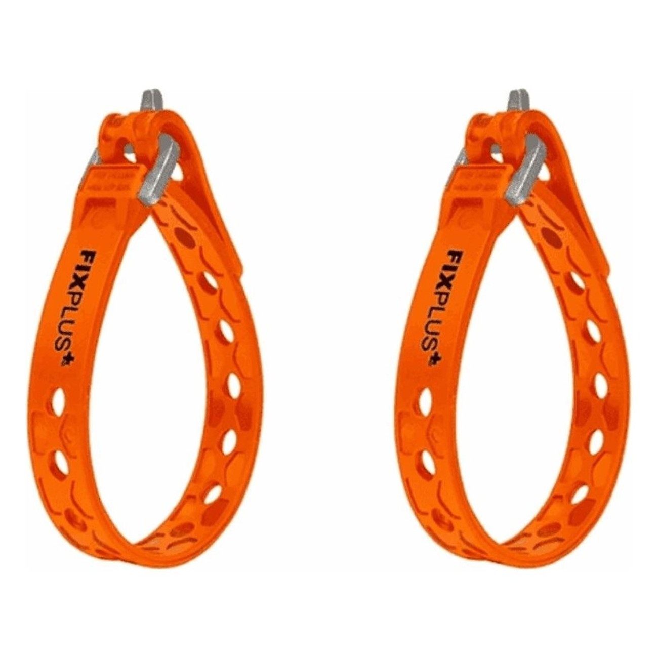 Sangles de Fixation Fixplus 23 cm Orange en TPU - 2 Pièces, Résistance 65 kg - 1