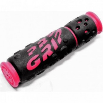 Poignées MTB Progrip 953 Rouge/Noir en PVC Souple - Confort et Performance Supérieure - 1