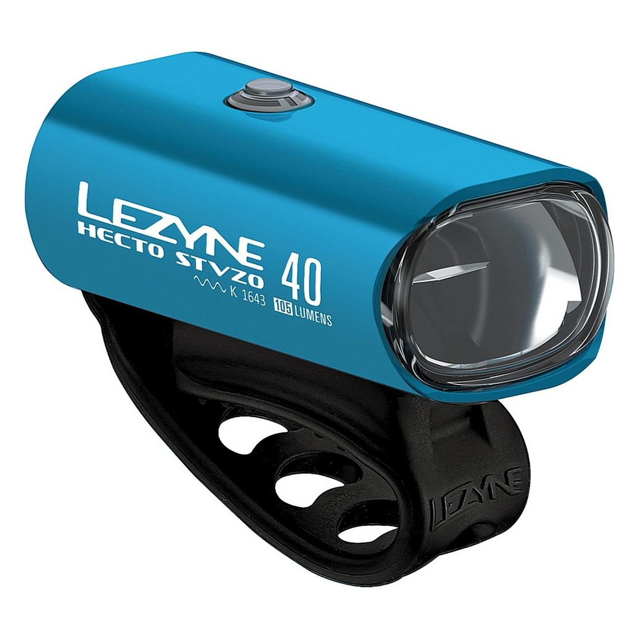 Hecto Drive 40 StVZO Blue LED Bike Light - 40 Lux, USB Rechargeable, IPX7 - 1