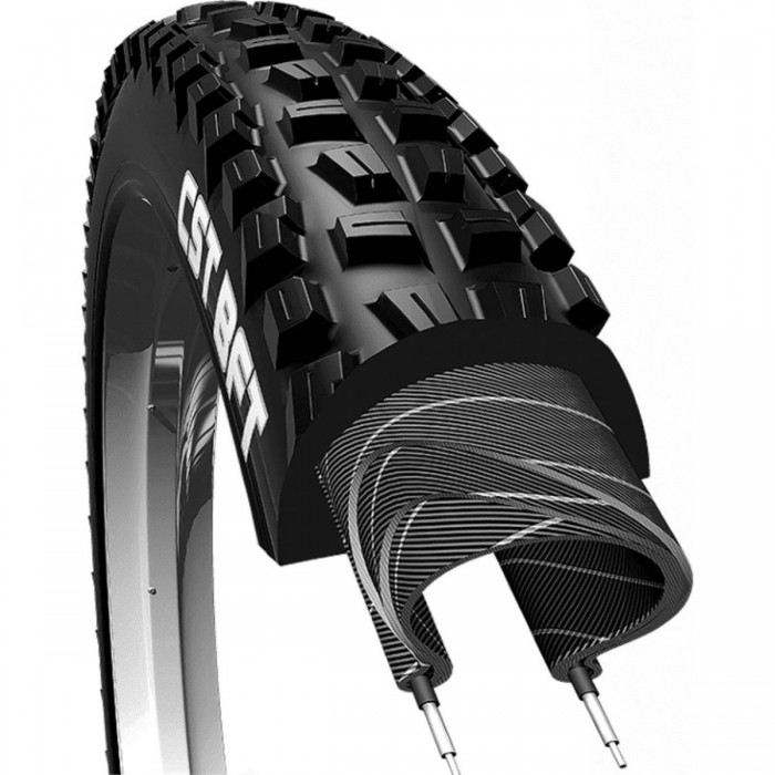 CST BFT 20x4.00 Black Rigid Tire for Fat Bike and E-Bike - Exceptional Performance - 1