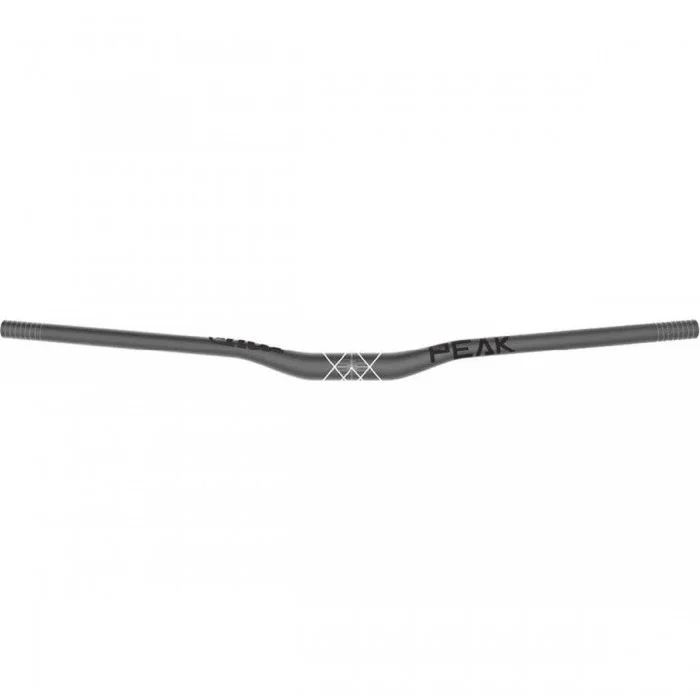 MTB Handlebar DEDA MUD PEAK 31.7x780mm Aluminum UD, Rise 20mm, Polish on Black - 1