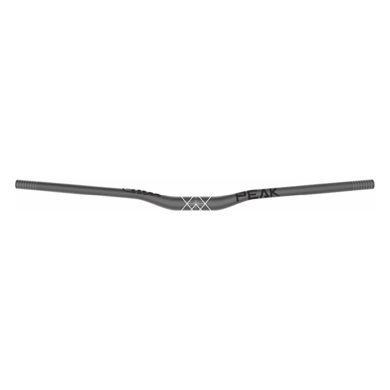 Manillar MTB DEDA MUD PEAK 31,7x780mm Aluminio UD, Rise 20mm, Polish en Negro - 1