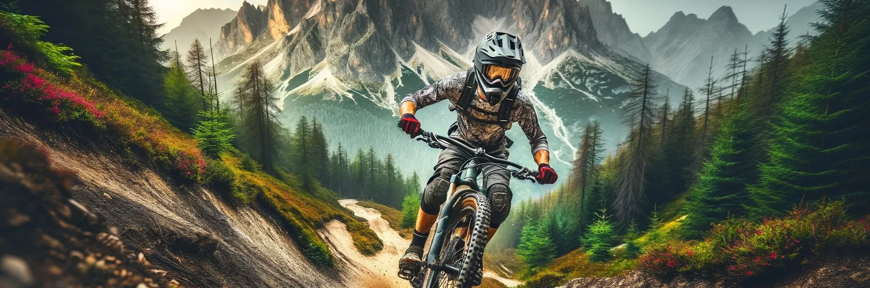 bike in mountain