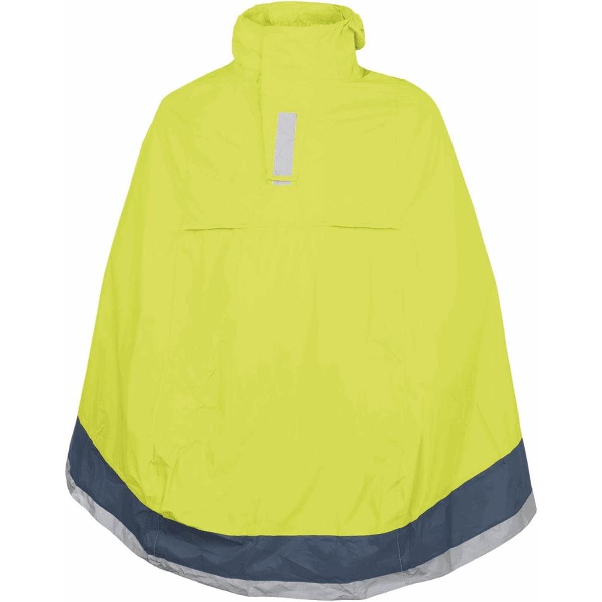 8026492138191 - Ergonomische Regenmantel für Fahrrad Gelb Fluoreszierend L-XL mit Rucksackschlitz