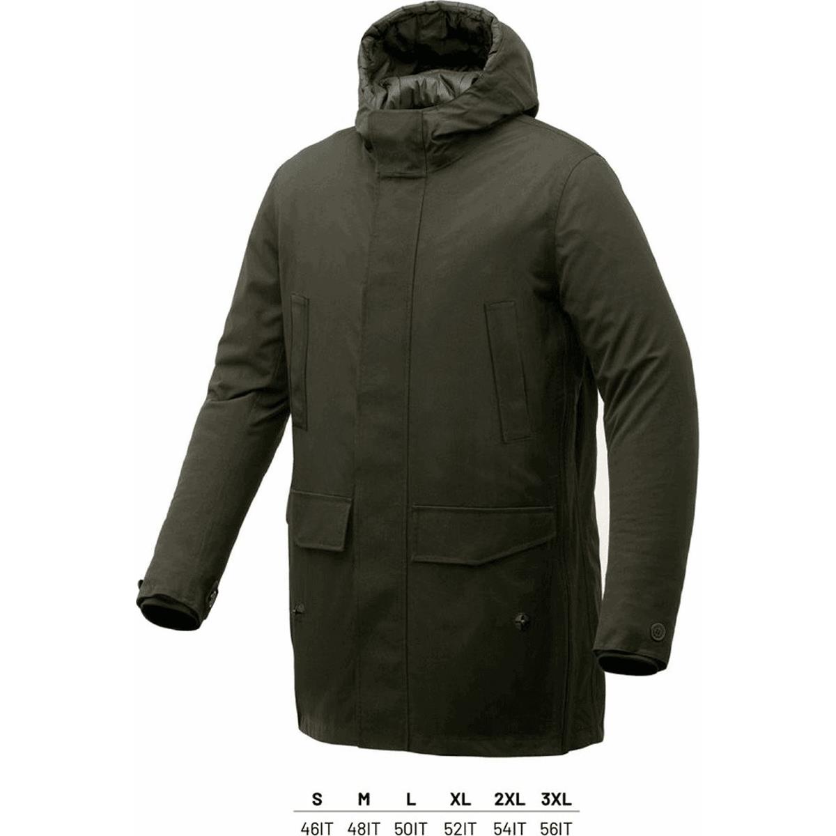 8026492148541 - 2in1 Parka Jacke Grün Airborne Größe L für Fahrrad mit CE-Zertifizierung