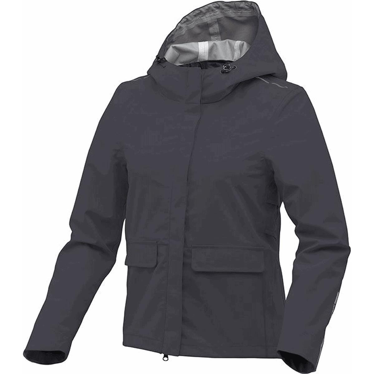 8026492153378 - Dunkelblaue Kurzjacke Urban Cycling für Damen mit Kapuze - Größe L