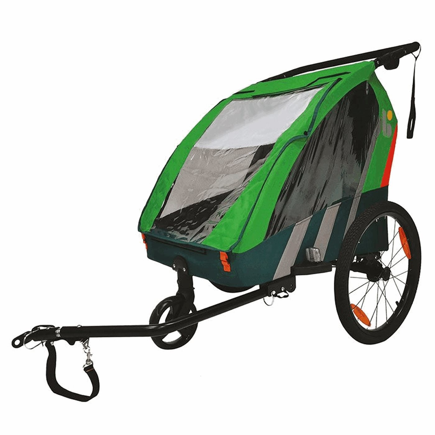 8020092012295 - Kinderwagen Trailblazer Grün 45kg - Sicherheit und Komfort für Kinder