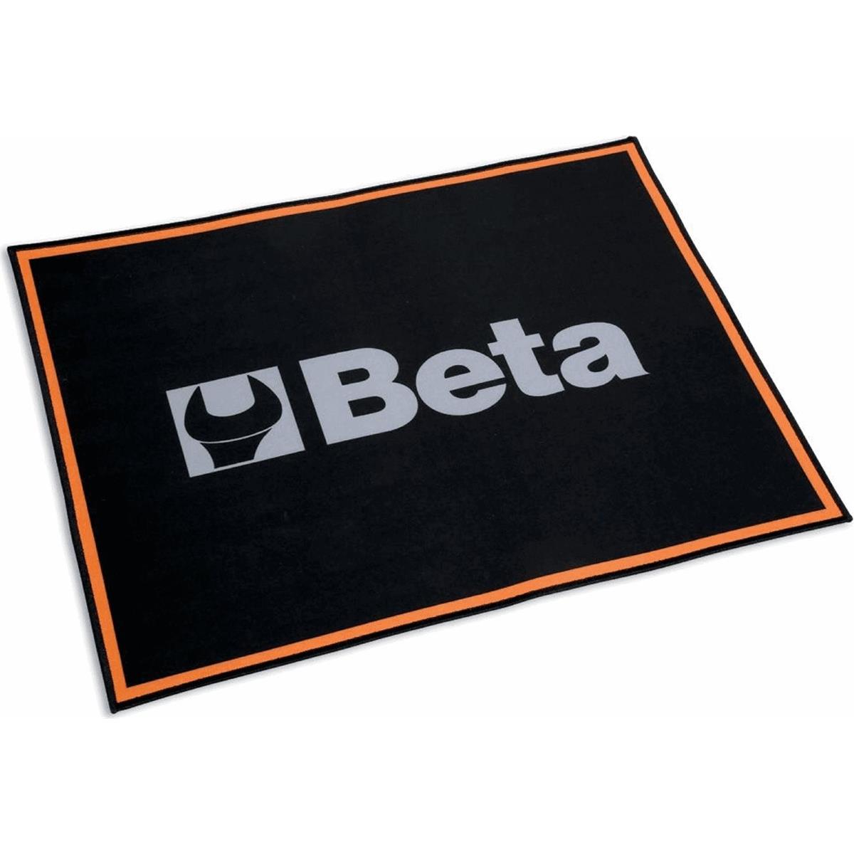 8014230942650 - Schwarzer Teppich mit BETA-Logo 80x60 cm - Elegant und Funktional für Zuhause und Büro