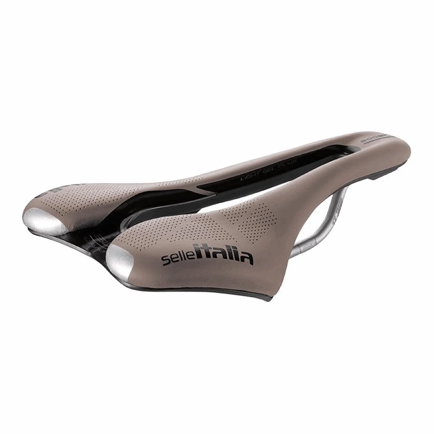 8030282540705 - SLR Boost Gravel Mud Brown Superflow Sattel 145x248mm - Fibra Tek TI 316 209g - Selle Italia